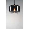 Pendant luminaire PANTILO 28, E27, open cable end, chrome
