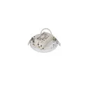 SLV Plafonnier encastré SENSER 12 DL rond IP20, blanche