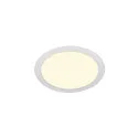 Plafonnier encastré SENSER 24 DL rond IP20, blanche