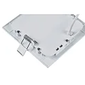 SLV Plafonnier encastré SENSER 12 DL angulaire IP20, blanche
