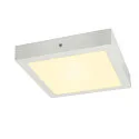 SLV Applique et plafonnier SENSER 24 CW angulaire IP20, blanche