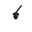 floor lamp FENDA BOW BASIS with switch, without shade, adjustable, with lamp socket E27 IP20, black 