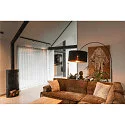 floor lamp FENDA BOW BASIS with switch, without shade, adjustable, with lamp socket E27 IP20, black 