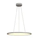 Luminaire à suspension PANEL 60 DALI LED rond, gris