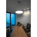 SLV Luminaire à suspension PANEL 60 DALI LED rond, gris