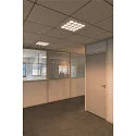 SLV Plafonnier encastré LED PAVONO 600x600 UGR < 19, avec grille IP20