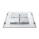 Plafonnier encastré LED PAVONO 620x620 UGR < 19, avec grille IP20