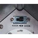 Premium-LED Outdoor Ceiling luminaire ENOLA SQUARE CCT, IP65 IK02, S-size, 9W 3000 / 4000K 510 / 580lm 38°, CRi>90, anthracite
