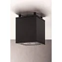 SLV Plafonnier extérieur ENOLA SQUARE CCT IP 65, anthrazit, transparent 