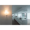 SLV Luminaire mural QUADRASS INDOOR E27, laiteux, blanche