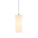 SLV Luminaire à suspension QUADRASS INDOOR E27, chrome, laiteux