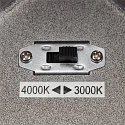 SLV Plafonnier extérieur ENOLA SQUARE CCT IP 65, anthrazit, transparent 