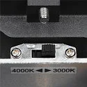 SLV LED Outdoor Wall luminaire ENOLA ROUND UP/DOWN CCT, IP65 IK06, L-size, 53W 3000/4000K 2700/3000lm 38°, CRi>90, anthracite