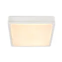 SLV Plafonnier extérieur AINOS SQUARE carré, CCT Switch IP 65, blanche 