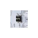 SLV Plafonnier extérieur AINOS SQUARE carré, CCT Switch IP 65, blanche 