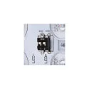 SLV LED Wall / Ceiling luminaire AINOS SQUARE Outdoor, 17W, 1300lm, CCT switch 3000/4000K, anthracite