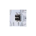 SLV Plafonnier extérieur AINOS SQUARE SENSOR avec capteur, carré, CCT Switch IP 65, anthrazit 