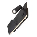 SLV Luminaire mural SOMNILA SPOT INDOOR avec connexion USB, noir 