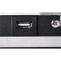 SLV Luminaire mural SOMNILA SPOT INDOOR avec connexion USB, noir 