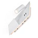SLV Luminaire mural SOMNILA SPOT INDOOR avec connexion USB, blanche