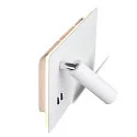 SLV Luminaire mural SOMNILA SPOT INDOOR avec connexion USB, droite, blanche