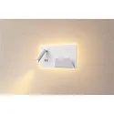SLV Luminaire mural SOMNILA SPOT INDOOR avec connexion USB, droite, blanche