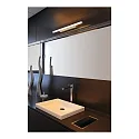 SLV LED Mirror luminaire GLENOS LED Bathroom luminaire, 120°, silver, 12,6W, 3000K