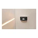 SLV LED Outdoor luminaire OUT-BEAM FRAME CW Wall / Ceiling luminaire, 3000K, 60lm, IP55, anthracite