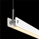 SLV Luminaire à suspension NOYA PD PHASE CCT Switch IP20, laiteux, blanche