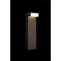 SLV LED Outdoor luminaire L-LINE OUT FL Pole LED Floor lamp, horizontal, CCT switch, 3000/4000K, 490/530lm, IP65, anthracite, 50cm