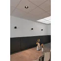 SLV Plafonnier encastré NUMINOS DL M pivotant, rotatif IP20, noir 