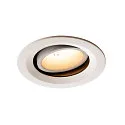 Plafonnier encastré NUMINOS DL M pivotant, rotatif IP20, blanche