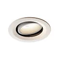 Plafonnier encastré NUMINOS DL M pivotant, rotatif IP20, blanche