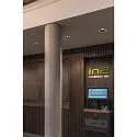 SLV Plafonnier encastré NUMINOS DL M pivotant, rotatif IP20, chrome, blanche