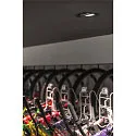 SLV Plafonnier encastré NUMINOS DL L pivotant, rotatif IP20, noir 