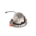 SLV Plafonnier encastré NUMINOS DL L pivotant, rotatif IP20, noir , blanche