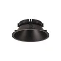 SLV Plafonnier encastré NUMINOS DL XL pivotant, rotatif IP20, noir 