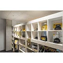 SLV Plafonnier encastré NUMINOS DL XL pivotant, rotatif IP20, chrome, blanche