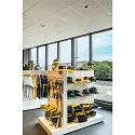 SLV Plafonnier encastré NUMINOS DL XL pivotant, rotatif IP20, chrome, blanche