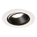 Plafonnier encastré NUMINOS DL XL pivotant, rotatif IP20, noir , blanche