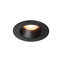 Plafonnier encastré NUMINOS DL S IP20, noir 