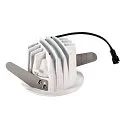SLV Plafonnier encastré NUMINOS DL S IP20, noir , blanche