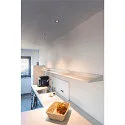 SLV Plafonnier encastré NUMINOS DL S - 40° rigide, pour VDU, courant constant, commutable, reculer IP20 / IP44, noir  