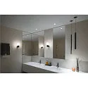 SLV Plafonnier encastré NUMINOS DL S - 20° rigide, pour VDU, courant constant, commutable, reculer IP20 / IP44, blanche 