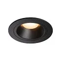 Plafonnier encastré NUMINOS DL M IP20, noir 