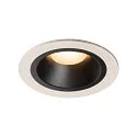 Plafonnier encastré NUMINOS DL M IP20, noir , blanche