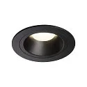 LED Ceiling recessed luminaire NUMINOS DL M, 4000K, IP20, 40°, 1600lm, UGR 20, black/black