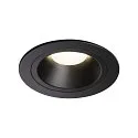 LED Ceiling recessed luminaire NUMINOS DL M, 4000K, IP20, 55°, 1600lm, UGR 21, black/black