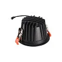 SLV Plafonnier encastré NUMINOS DL L IP20, noir 