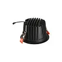 SLV Plafonnier encastré NUMINOS DL XL IP20, noir 